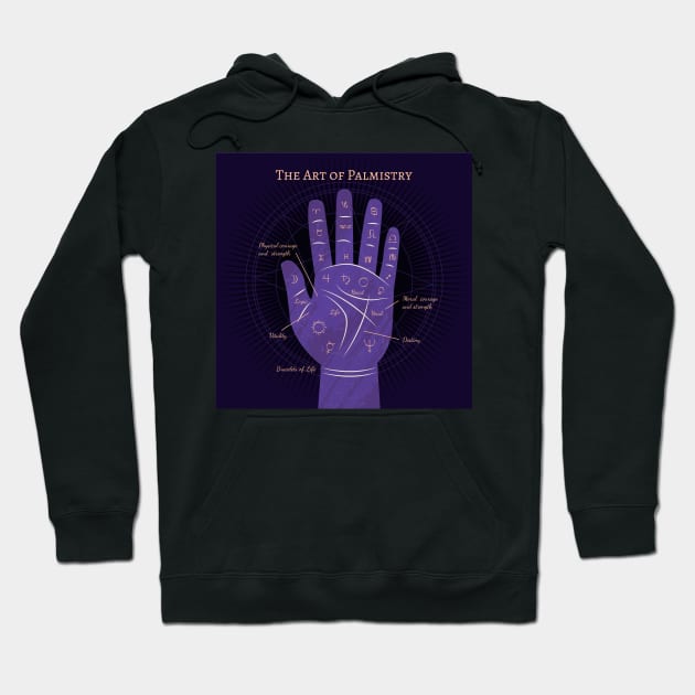 Palmistry Astrology Hoodie by OwnYourStyle